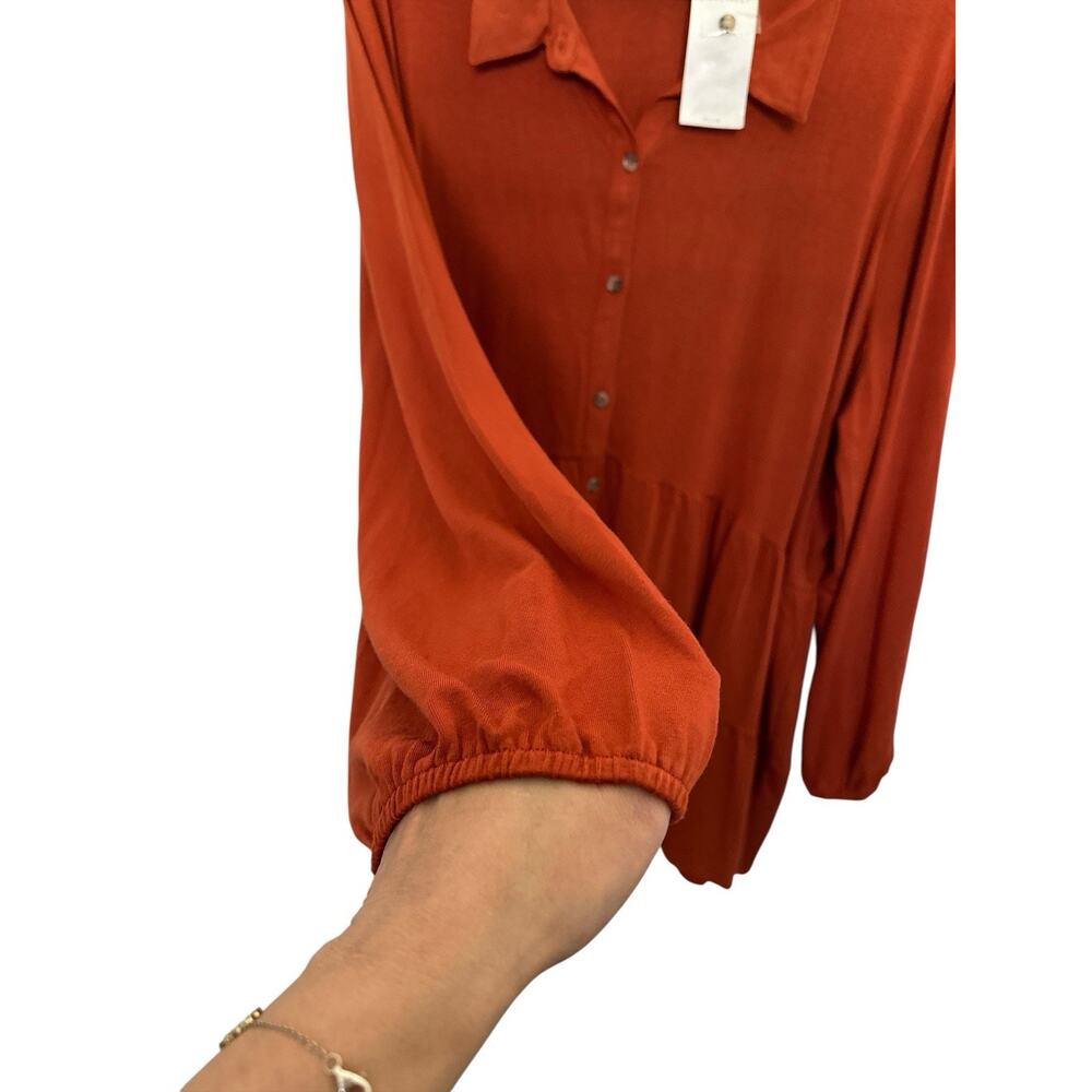New Directions Shirt Dress Get ready for autumn Size 3X Plus - Picture 4 of 10